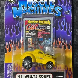 Модель автомобиля Muscle Machines '41 Willys Coupe 1:64