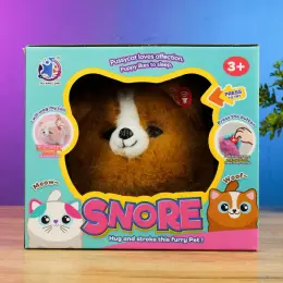 Интерактивная игрушка "Snore" - пушистый питомец с озвучкой и реакцией на прикосновения
