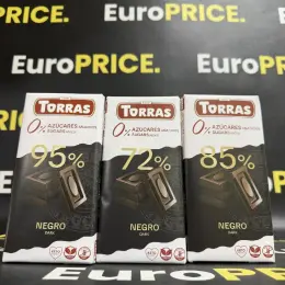 Шоколад Torras Negro 0% цукру