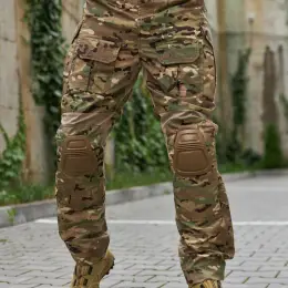 Штани Tactical Han-Wild®️G3 з наколінниками мультикам