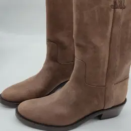 Max Mara чоботи до литок, колір кемел, розмір 39