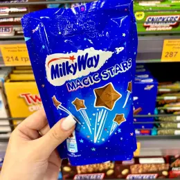 Шоколадні зірки Milky Way Magic Stars Pouch 100г