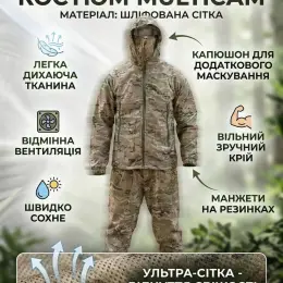 Маскувальний костюм Multicam (сітка)