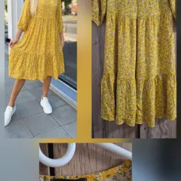 Сукня жіноча AlexiS з принтом, 100% бавовна