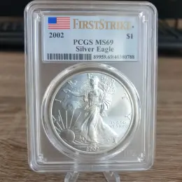 Монета Американський орел 2002 MS69 First Strike