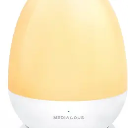 Нічник у формі яйця Mediacous Baby Night Light з сенсорним керуванням та зарядною базою