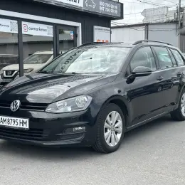 Volkswagen Golf VII покоління/Typ 5G 2015, 1.6 л. Дизель, Чорний