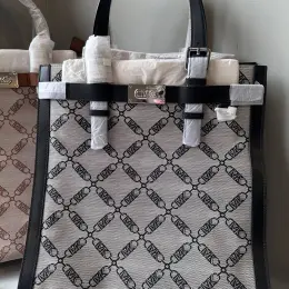 Сумка MICHAEL KORS HUDSON TOTE натуральна шкіра + лого вага канва