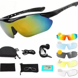 Окуляри військові Oakley Polarization 5 лінз із вставкою під діоптрії