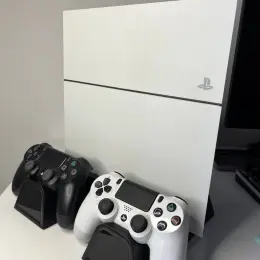 Зарядна док-станція для Playstation 4/SLIM/FAT з 2 вентиляторами та зарядкою для 2 геймпадів