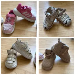 Дитячий одяг, взуття та аксесуари: плаття, кросівки Adidas, босоножки, бортики