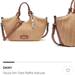 DKNY Paula Small Tote Raffia Natural сумка