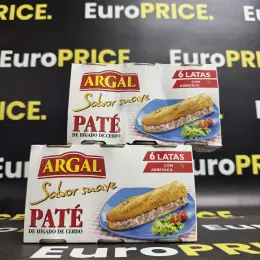 Іспанський паштет Argal Sabor Suave Пате де Хигадо де Сердо зі свинячої печінки 6*83г