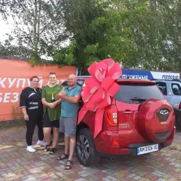 Chery Tiggo 3 2019 1.6 л Бензин Червоний