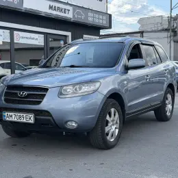 Hyundai Santa FE 2007 Дизель 2.2 л. Синий