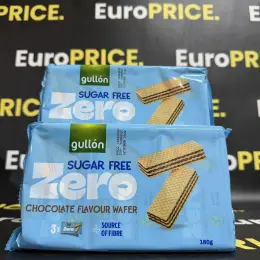 Вафлі без цукру Gullón Zero Chocolate Flavour Wafer 180г