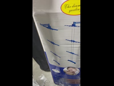 Підлогова сушарка для білизни, 3 яруси, до 30 кг, 170х126х64см