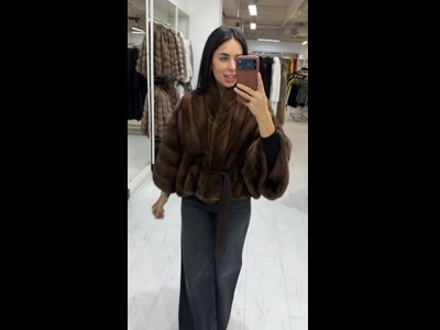 Манто из аукционной норки в стиле vintage