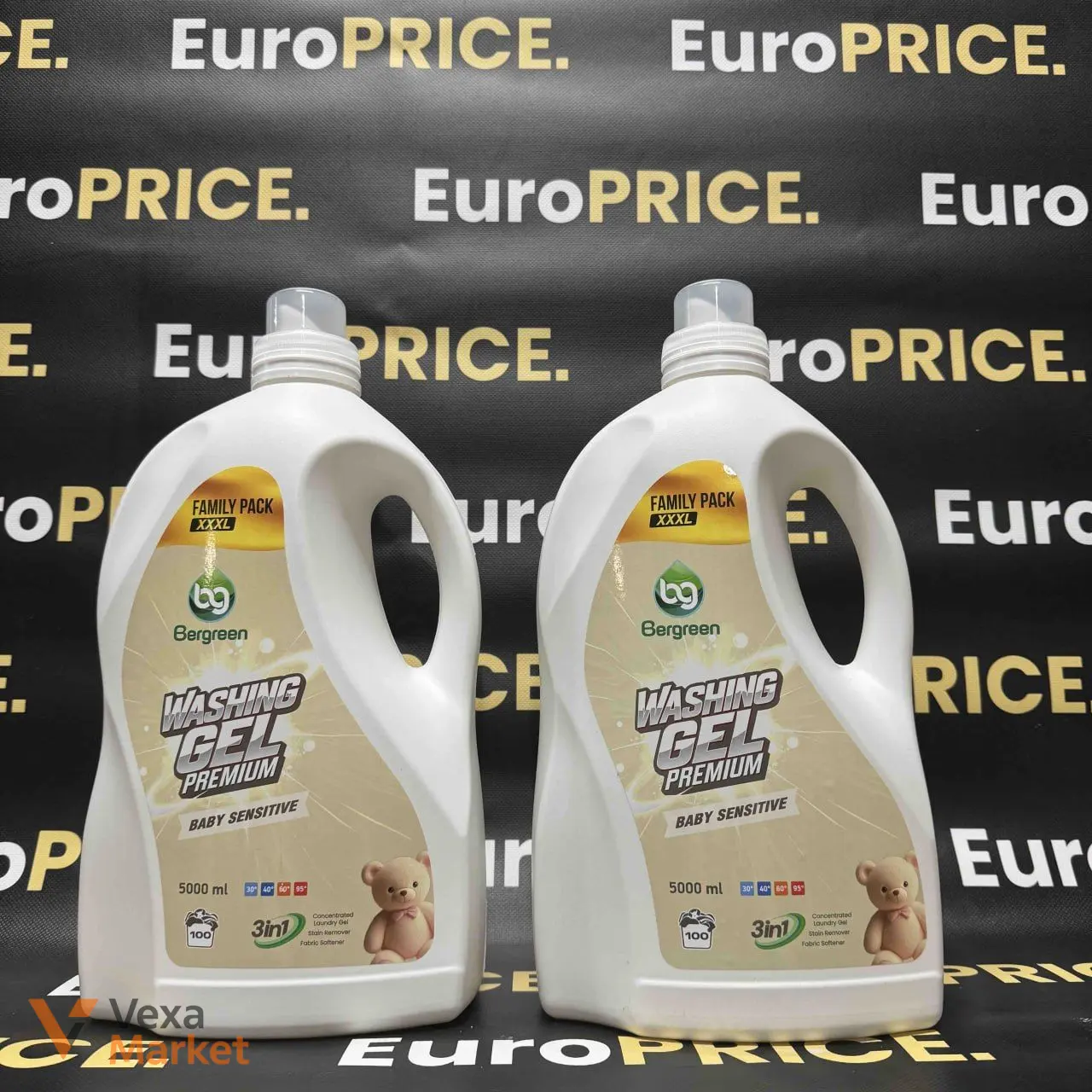 Гель для прання дитячих речей Bergreen Baby Sensitive Premium 5000 мл