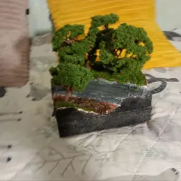 Макет ландшафта ручної роботи 1:64
