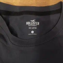 Лонгслів Hollister темно-сірий, розмір S