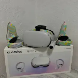 VR-шолом Meta Quest 2 128GB + Elite Strap, павербанк, чохли