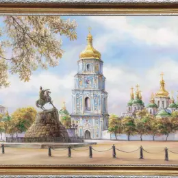 Авторська картина олією «Софійський собор» 80х60 см