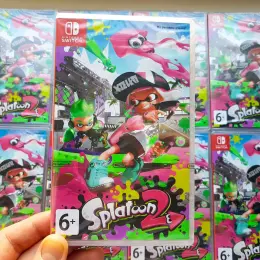 Картридж Nintendo Switch Splatoon 2 та Mario Strikers