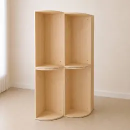 Кутовий стелаж 160х90х33см