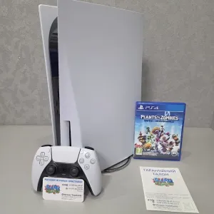 Ps5 Model CFI1216A CFI-1216A CFI 1216A Sony Playstation 5 Blu-Ray Blu Ray Edition Ps SSD 3 Ревізія 12 Місяців Гарантія Магазин + Plants vs Zombies 3