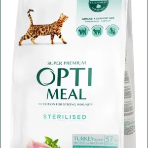 Оптимил Optimeal Sterilised с индейкой 10кг