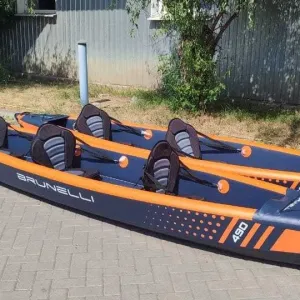 BRUNELLI 490 RAPTOR 100% Дропстіч 3 місця КАЯК Kayak Molveno байдарка SUP САП дошка 2 шари слоя доска надувна Aqua Marina Tomahawk AIR C K AquaMarina