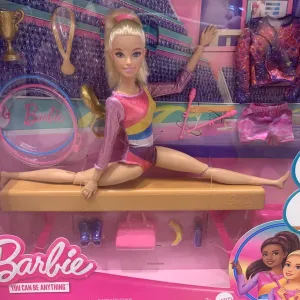 Барбі Гімнастка Barbie тренування з гімнастики you can gym гімнастика