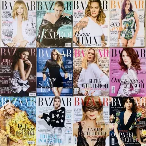 Комплект журналів Harper’s Bazaar Elle