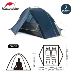 Надлегкий Намет Naturehike Tagar 2 NH17T180-J, Navy Blue