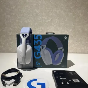 Нові навушники Logitech G435 Lightspeed білі/чорні