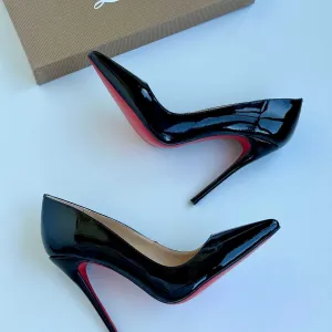 Чорні туфлі лодочки Louboutin So Kate Лабутены 10 см 12 см черные туфли лабутен