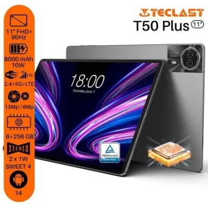 Планшет Teclast T50 Plus з чохлом 11" 6/256Gb 4G 8000mAh Global