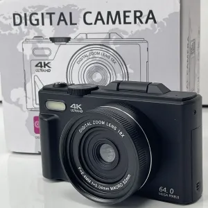 Цифровая фотокамера 64 МП 4K/Wifi/ 18-кратный цифровой зум +32GB