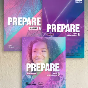 Prepare 6 клас укр. видання (student book + workbook) комплект,