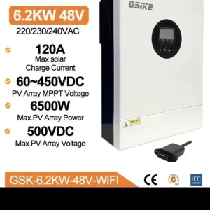 Гібридний інвертор GSIKE 48v6200, 24v 4000, Anenji 48v6200
