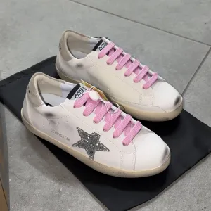 Кеди golden goose 37,38 розміри ,срібна зірка голен