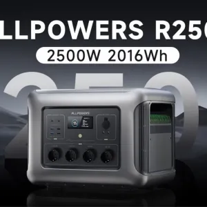 Зарядна станція ALLPOWERS R2500 Ємність 2кВт Потужність 4 кВт. В заводському пакуванні з пломбами. Офіційна Гарантія 60 місяців.