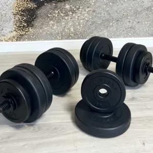 Гантелі RN-Sport ABS 2 по 21 кг + Скакалка в подарунок / Гантели ABS