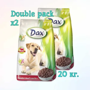 DAX яловичина - АКЦІЯ 20 кг. Сухий корм для собак Дакс (5999508139297)