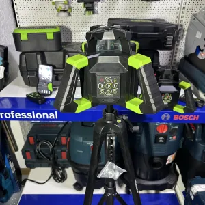 Ротаційний лазерний нівелір Huepar RL300HVG зелений промінь горизонт вертикаль нахил Hilti pr