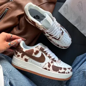 НОВИНКА‼️36-41 Nike Air Force 1 Cow Print Field Dunk Low SB Dawn Milk RNR v2k