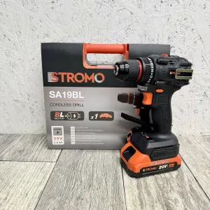 Акумуляторний шуруповерт Stromo SA19BL 20В 40Нм безщітковий + АКБ