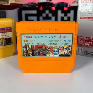 Збірник Ігор Famicom Dendy 4 in 1 Sentai Jetman, Sentai Seiya Ougon, Flying Warriors, Chip & Dale 2 Б/У Картридж збірка денді асортимент