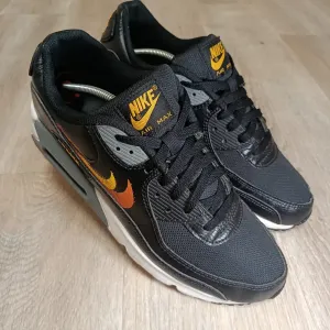 Nike Air Max 90 Black Orange Yellow 44 р. (28.5 см) Оригінал